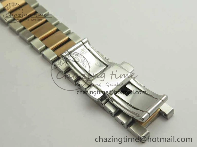 Speedmaster ’57 Co-Axial SS RG OMF 1:1 Best Edition White Dial On SS RG Bracelet A9300 (Free Leather Strap)