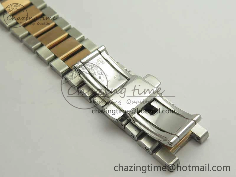 Speedmaster ’57 Co-Axial SS RG OMF 1:1 Best Edition White Dial On SS RG Bracelet A9300 (Free Leather Strap)