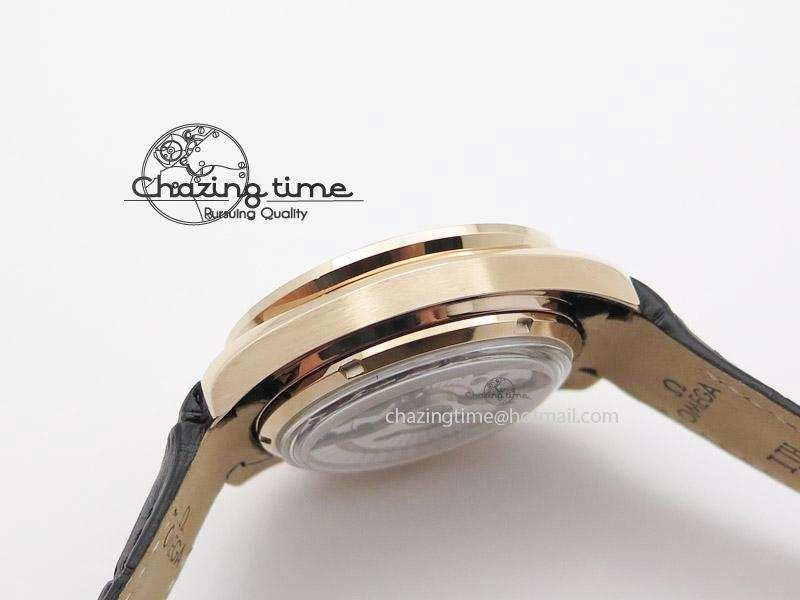 Speedmaster ’57 RG Chrono AXF Best Edition On Black Leather Strap A7750