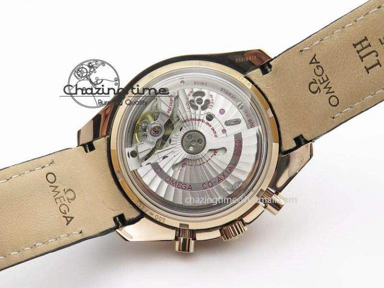 Speedmaster ’57 RG Chrono AXF Best Edition On Black Leather Strap A7750
