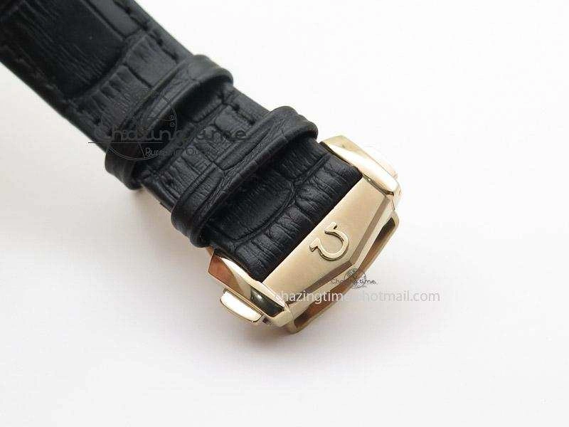 Speedmaster ’57 RG Chrono AXF Best Edition On Black Leather Strap A7750
