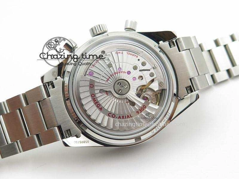 Speedmaster ’57 SS Chrono AXF Best Edition Blue Dial on SS Bracelet A7750 (Free Leather Strap)