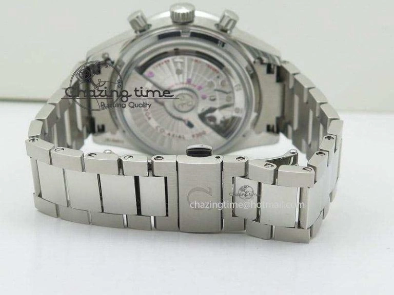 Speedmaster ’57 SS Chrono AXF Best Edition Blue Dial on SS Bracelet A7750 (Free Leather Strap)