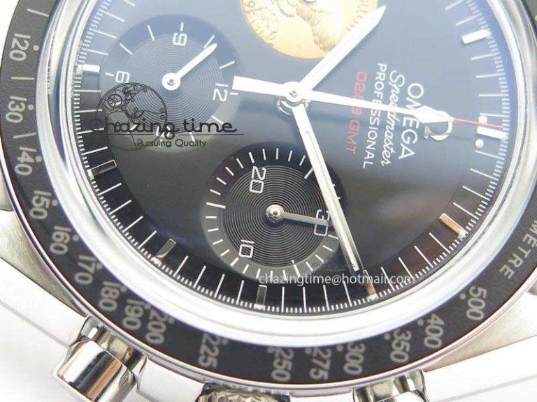 Speedmaster Apollo 11 On SS Bracelet Manual Winding Chrono Movement