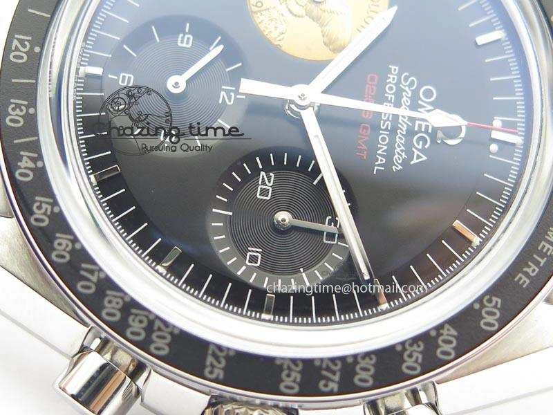 Speedmaster Apollo 11 On SS Bracelet Manual Winding Chrono Movement