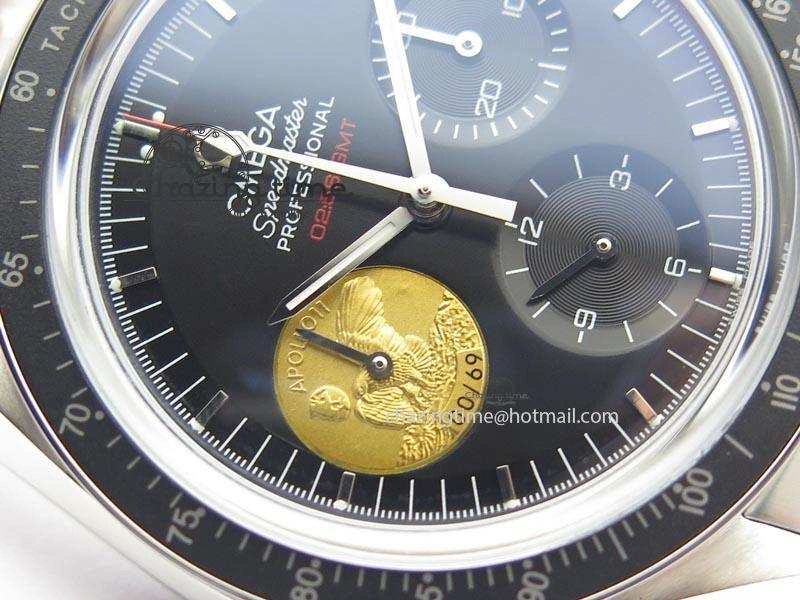 Speedmaster Apollo 11 On SS Bracelet Manual Winding Chrono Movement