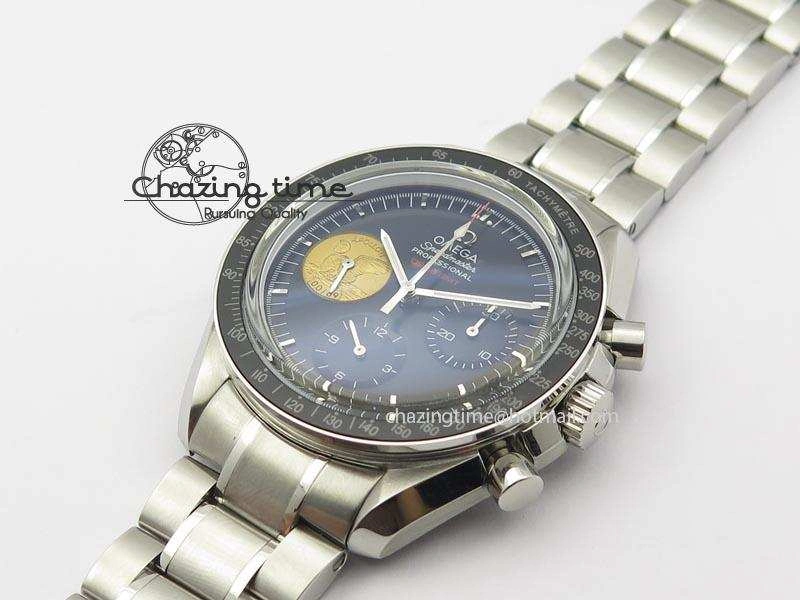 Speedmaster Apollo 11 On SS Bracelet Manual Winding Chrono Movement