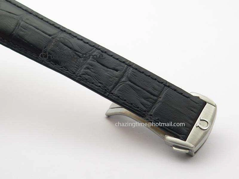 Speedmaster Apollo XVII Gray Dial On Black Leather Strap Manual Winding Chrono Movement