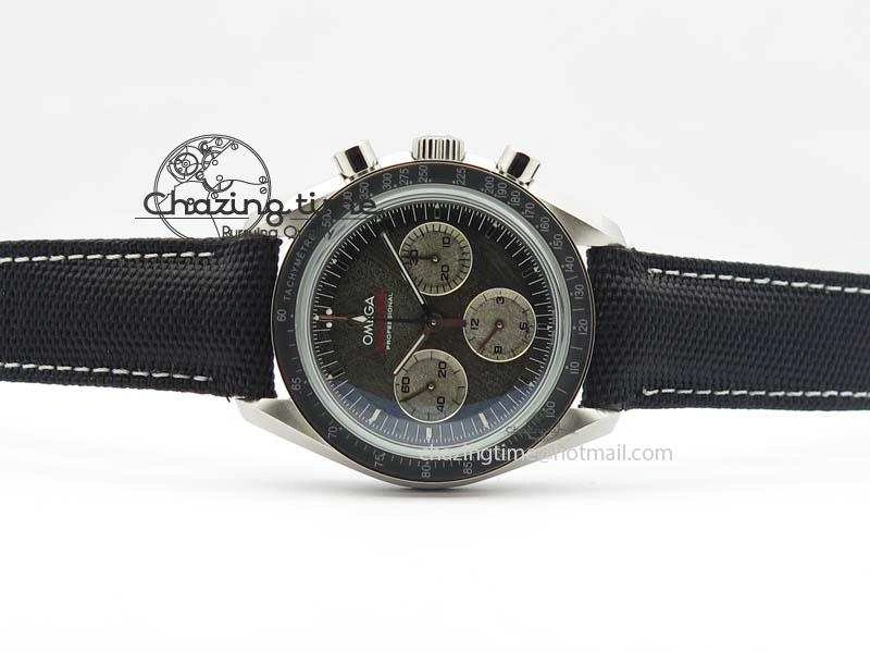 Speedmaster Apollo XVII Gray Dial On Black Nylon Strap Manual Winding Chrono Movement
