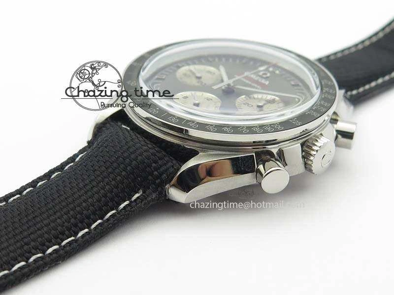 Speedmaster Apollo XVII Gray Dial On Black Nylon Strap Manual Winding Chrono Movement