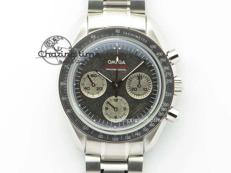Speedmaster Apollo XVII Gray Dial On SS Bracelet Manual Winding Chrono Movement