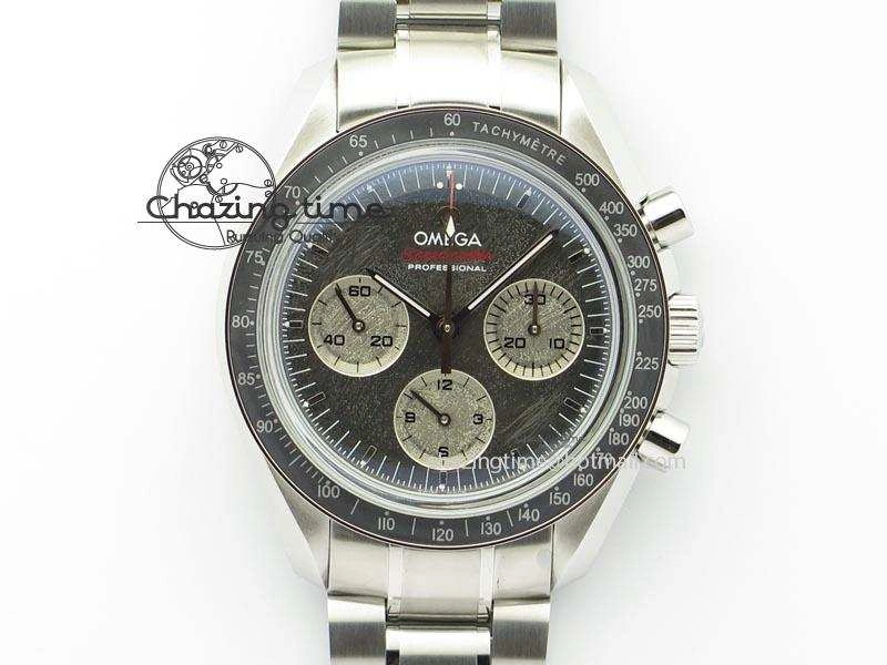 Speedmaster Apollo XVII Gray Dial On SS Bracelet Manual Winding Chrono Movement