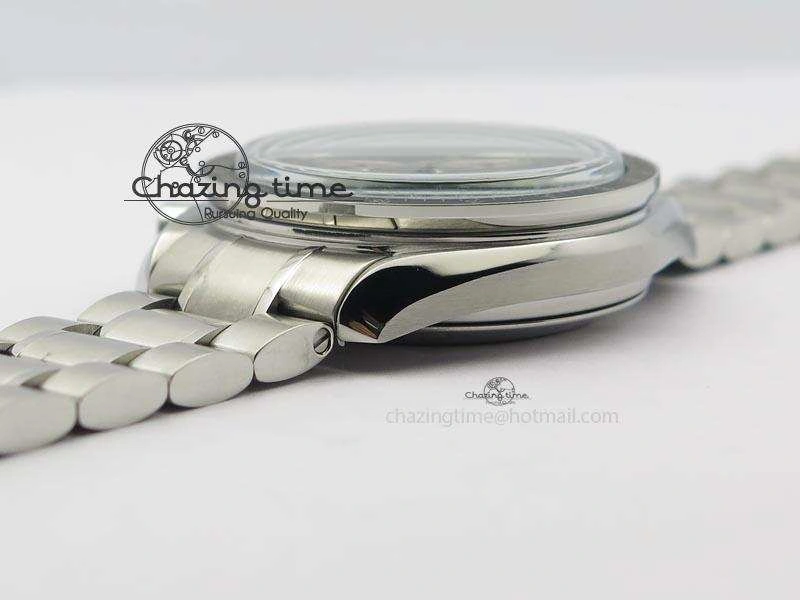 Speedmaster Apollo XVII Gray Dial On SS Bracelet Manual Winding Chrono Movement