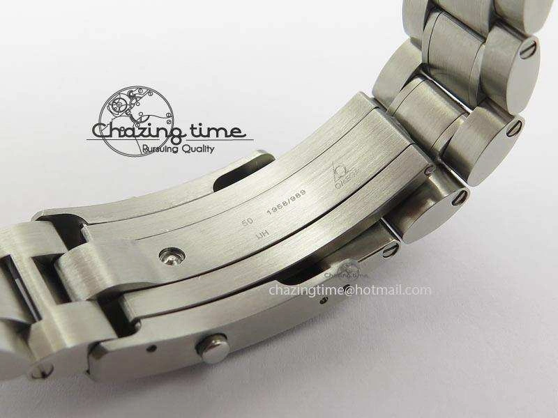 Speedmaster Apollo XVII Gray Dial On SS Bracelet Manual Winding Chrono Movement