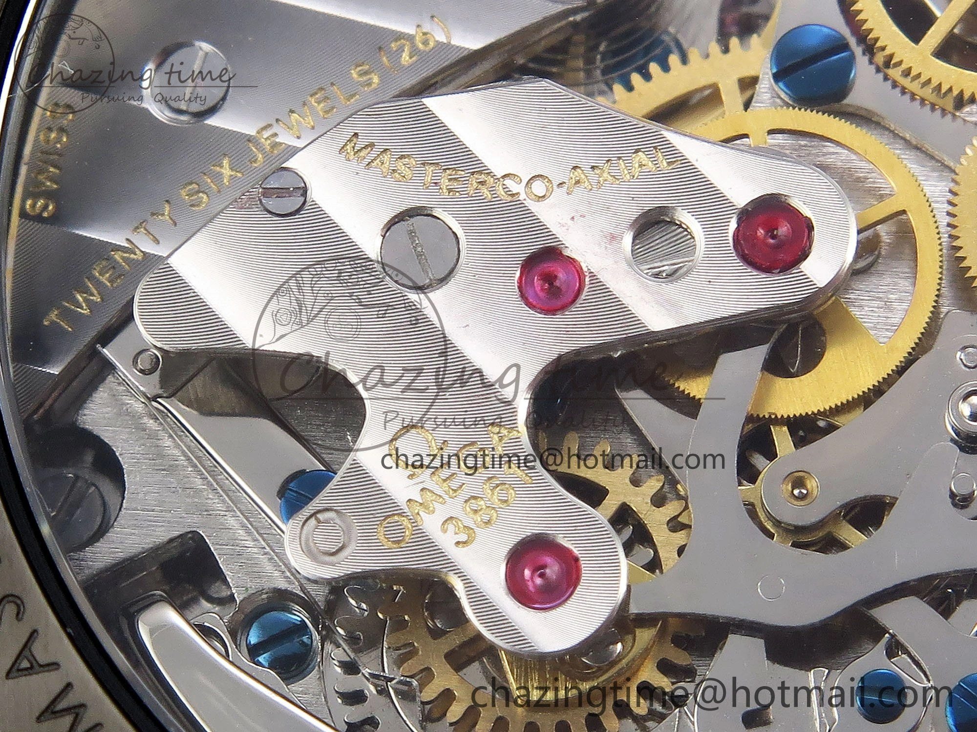 Speedmaster Black Benom PVD Moon RMF Best Edition on PVD Bracelet Lemania HW
