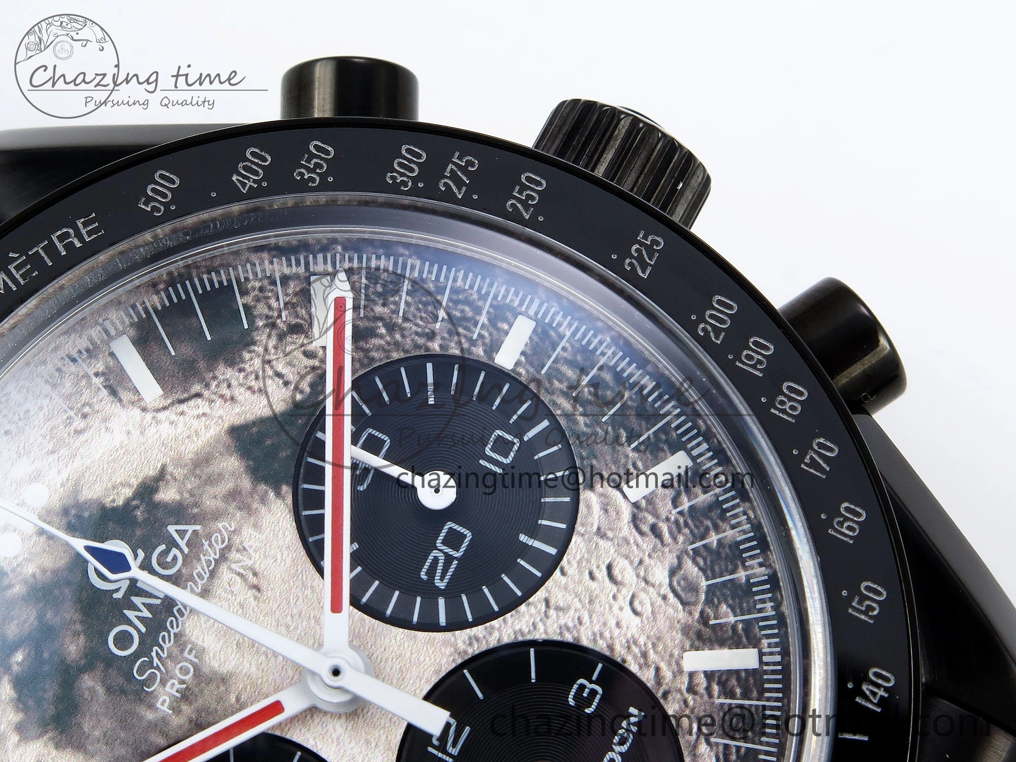 Speedmaster Black Benom PVD Moon RMF Best Edition on PVD Bracelet Lemania HW