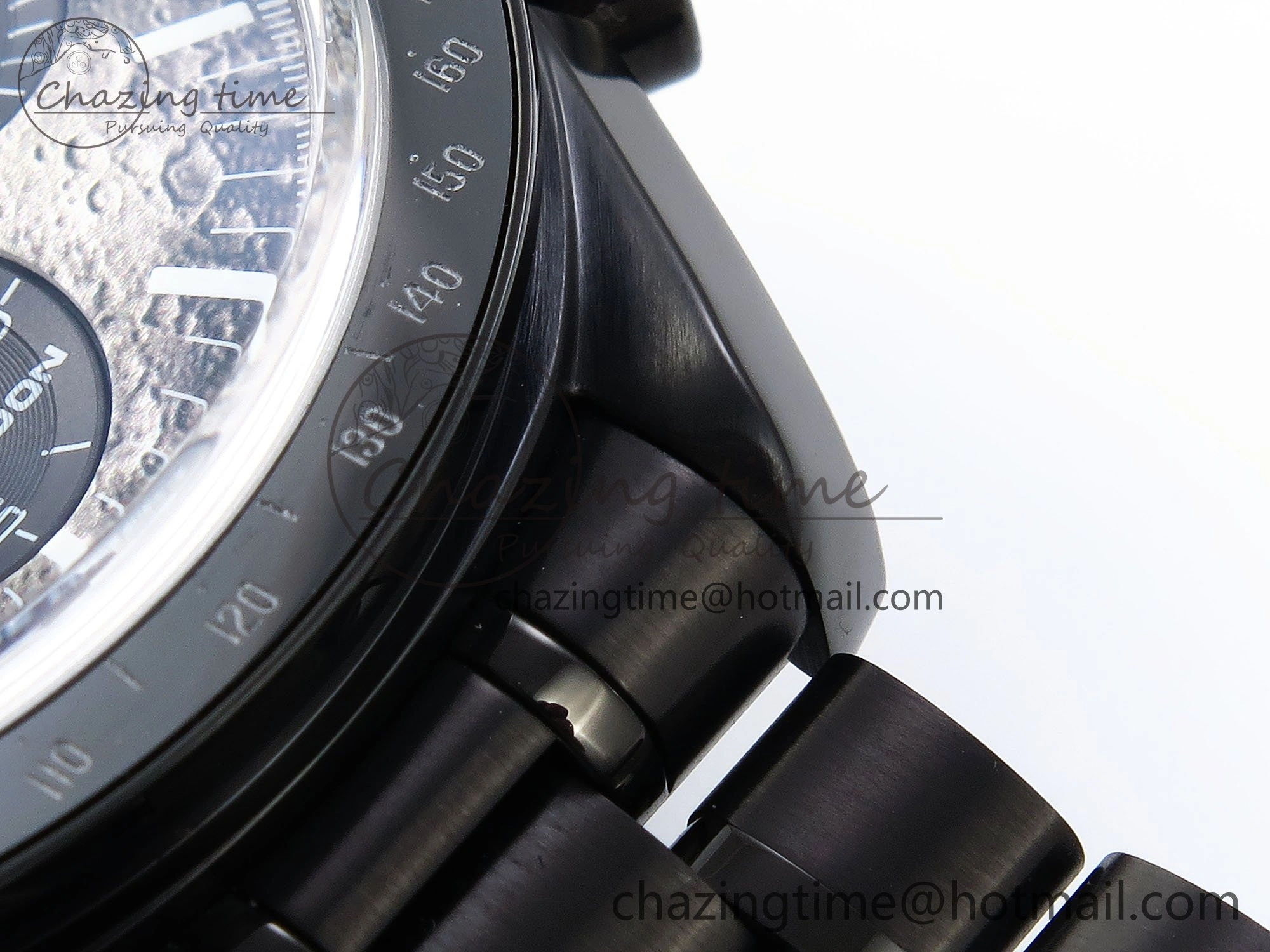 Speedmaster Black Benom PVD Moon RMF Best Edition on PVD Bracelet Lemania HW
