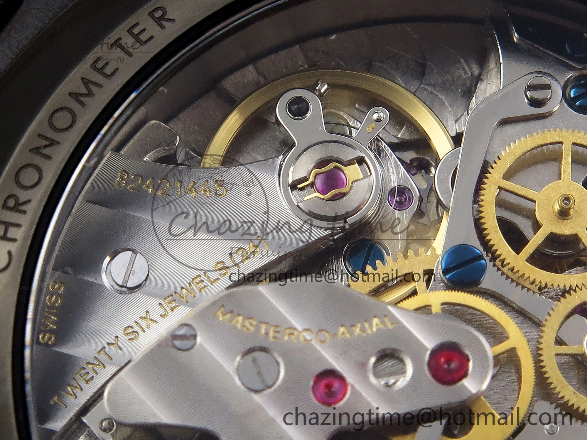 Speedmaster Black Benom PVD Saturn RMF Best Edition on PVD Bracelet Lemania HW