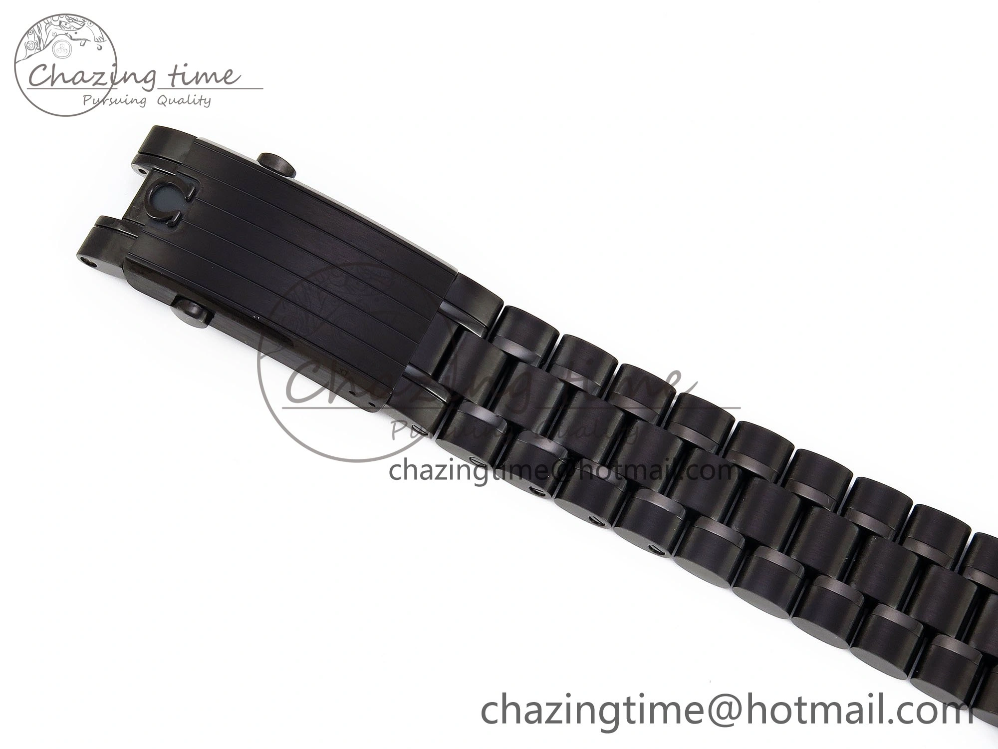 Speedmaster Black Benom PVD Saturn RMF Best Edition on PVD Bracelet Lemania HW