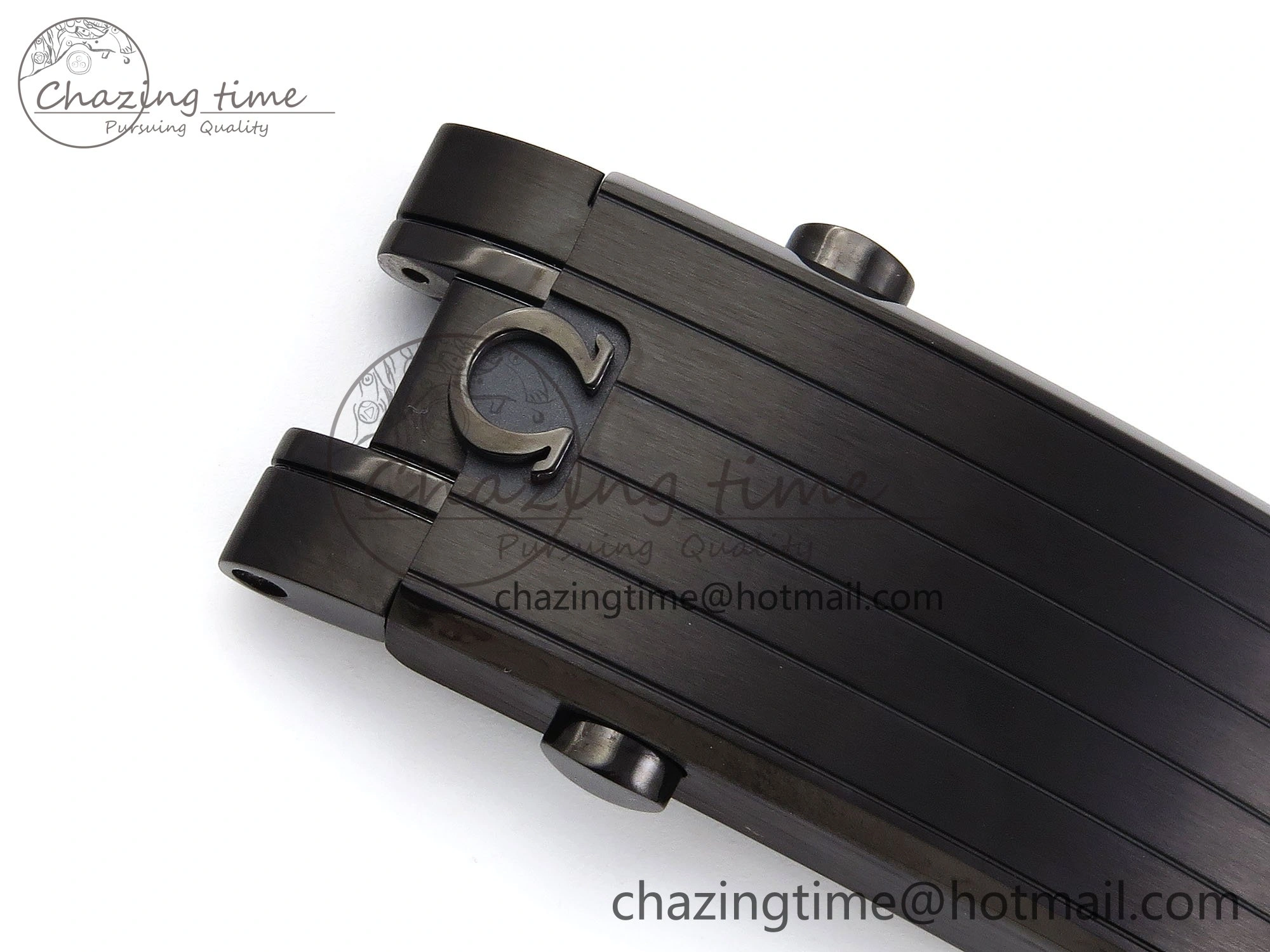 Speedmaster Black Benom PVD Saturn RMF Best Edition on PVD Bracelet Lemania HW