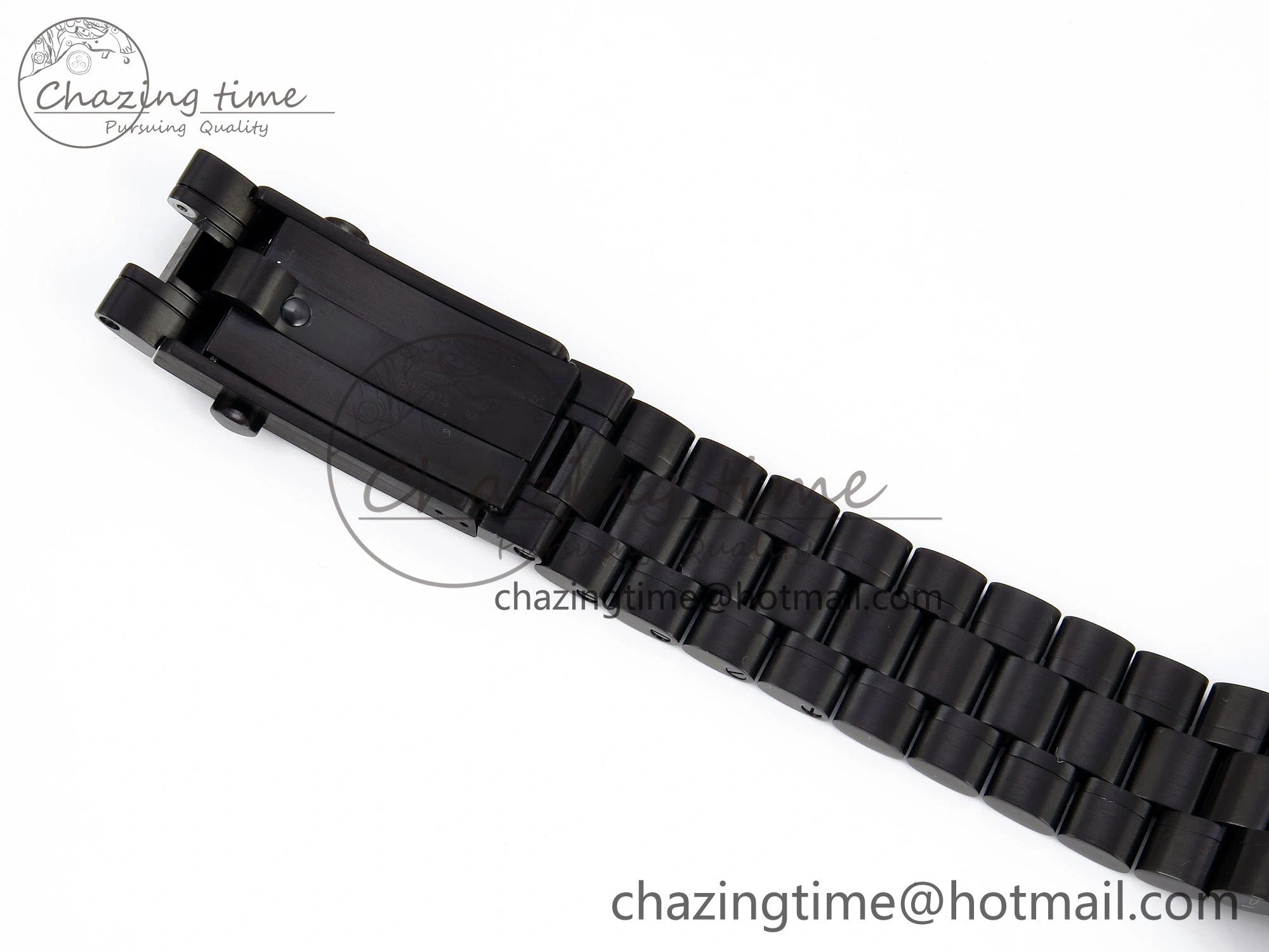 Speedmaster Black Benom PVD Saturn RMF Best Edition on PVD Bracelet Lemania HW
