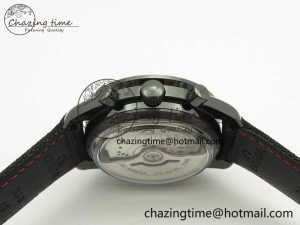 Speedmaster “Dark Side of The Moon” Real Ceramic OMF 1:1 Best Edition Black Black on Nylon Strap A9300