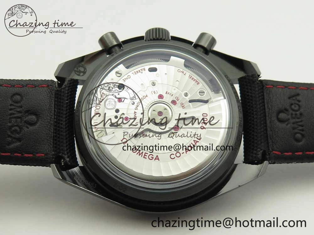 Speedmaster “Dark Side of The Moon” Real Ceramic OMF 1:1 Best Edition Black Black on Nylon Strap A9300