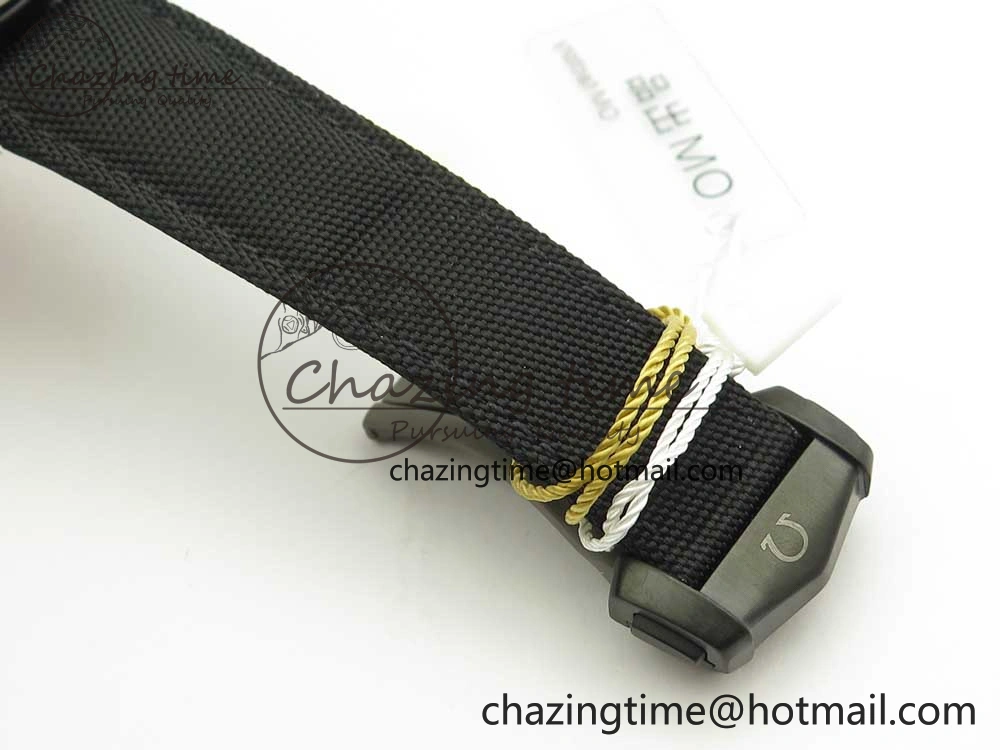 Speedmaster “Dark Side of The Moon” Real Ceramic OMF 1:1 Best Edition Black Black on Nylon Strap A9300