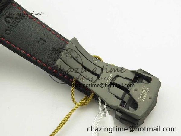 Speedmaster “Dark Side of The Moon” Real Ceramic OMF 1:1 Best Edition Black Black on Nylon Strap A9300