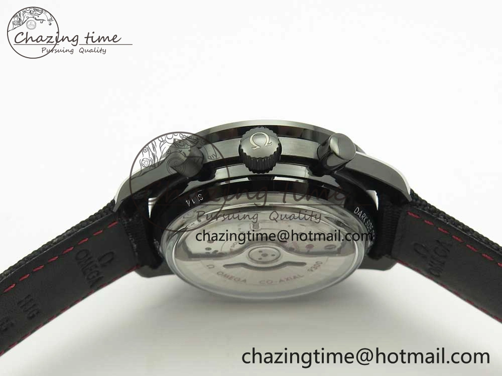 Speedmaster “Dark Side of The Moon” Real Ceramic OMF 1:1 Best Edition on Nylon Strap A9300