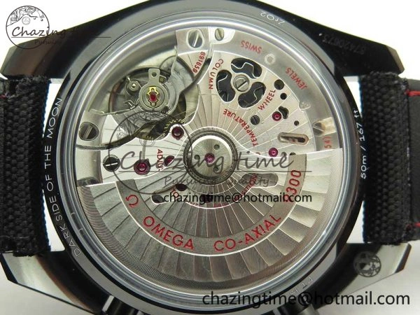 Speedmaster “Dark Side of The Moon” Real Ceramic OMF 1:1 Best Edition on Nylon Strap A9300