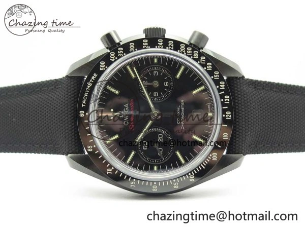 Speedmaster “Dark Side of The Moon” Real Ceramic OMF 1:1 Best Edition on Nylon Strap A9300
