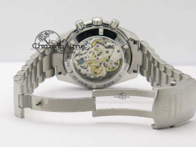 Speedmaster JHF SS ‘Work on the Moon’ Gary Dial On SS Bracelet