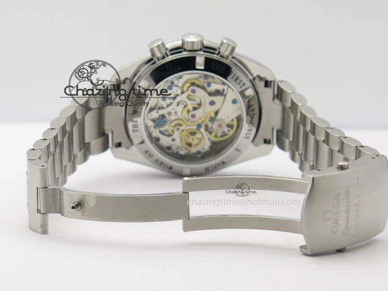 Speedmaster JHF SS ‘Work on the Moon’ Gary Dial On SS Bracelet