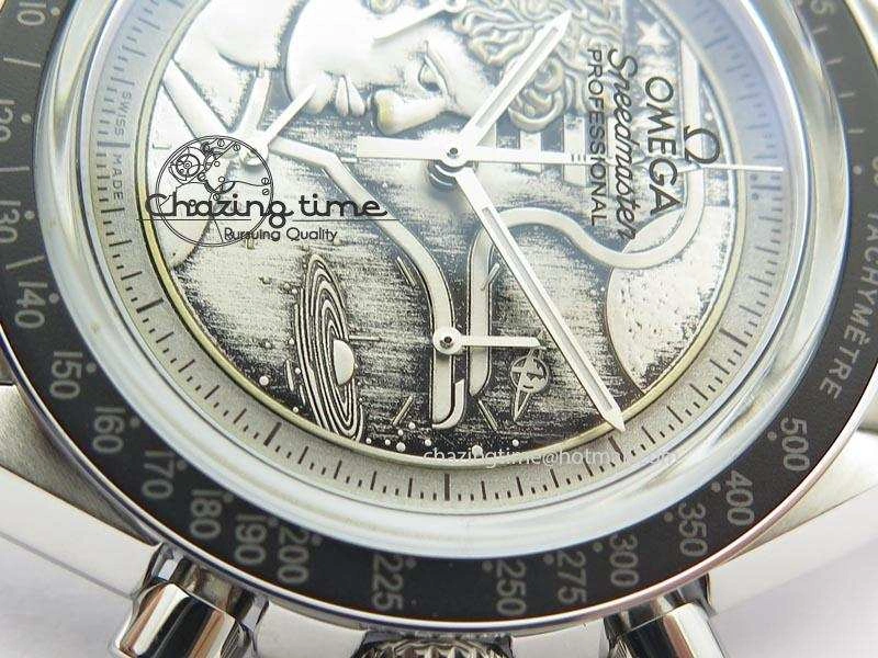 Speedmaster JHF SS ‘Work on the Moon’ Gary Dial On SS Bracelet