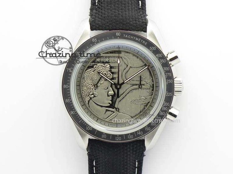Speedmaster JHF SS ‘Work on the Moon’ Gray Dial On Black Nylon Strap