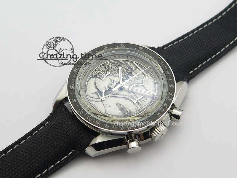 Speedmaster JHF SS ‘Work on the Moon’ Gray Dial On Black Nylon Strap