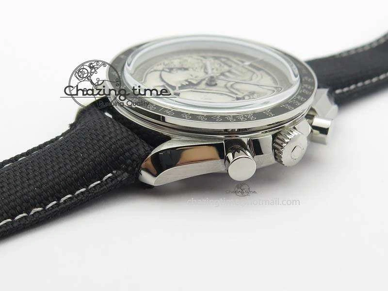 Speedmaster JHF SS ‘Work on the Moon’ Gray Dial On Black Nylon Strap