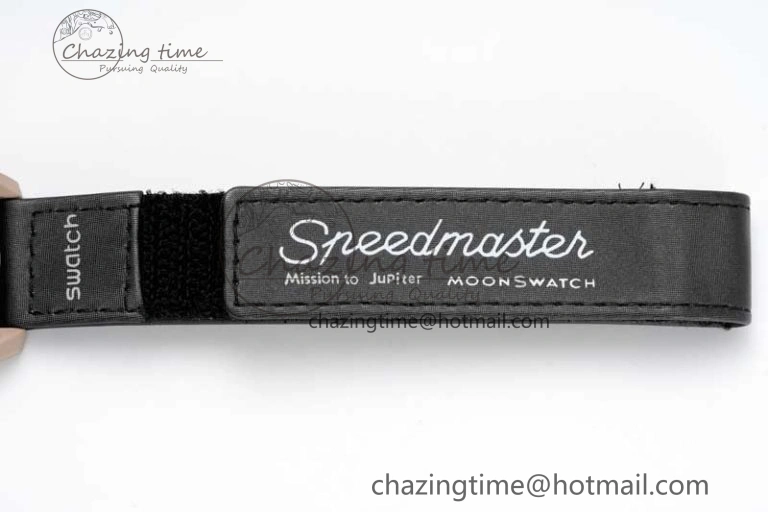 Speedmaster Misson To Jupiter 1:1 Best Edition Brown Dial On Nylon Strap Quartz