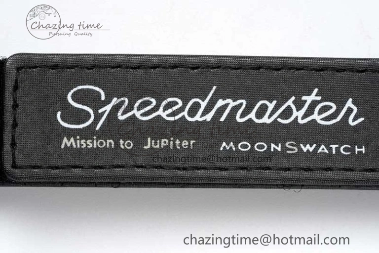 Speedmaster Misson To Jupiter 1:1 Best Edition Brown Dial On Nylon Strap Quartz