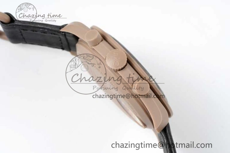 Speedmaster Misson To Jupiter 1:1 Best Edition Brown Dial On Nylon Strap Quartz
