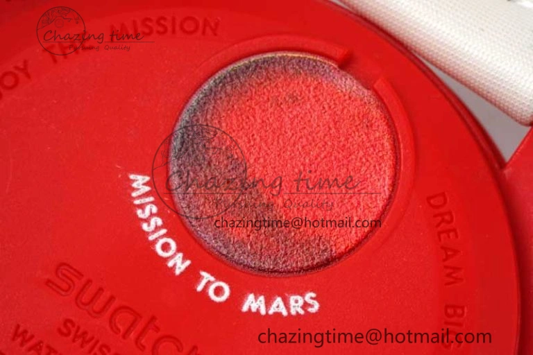 Speedmaster Misson To Mars 1:1 Best Edition White Dial On Nylon Strap Quartz