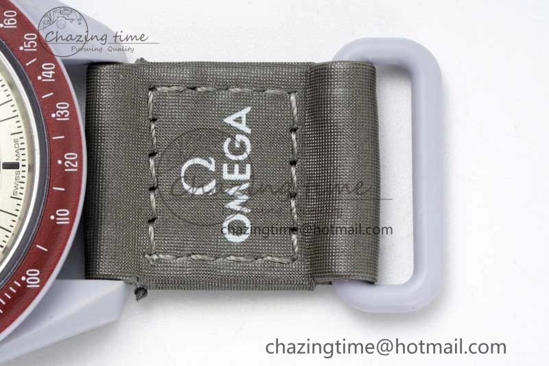 Speedmaster Misson To Pluto 1:1 Best Edition Gray Dial On Nylon Strap Quartz