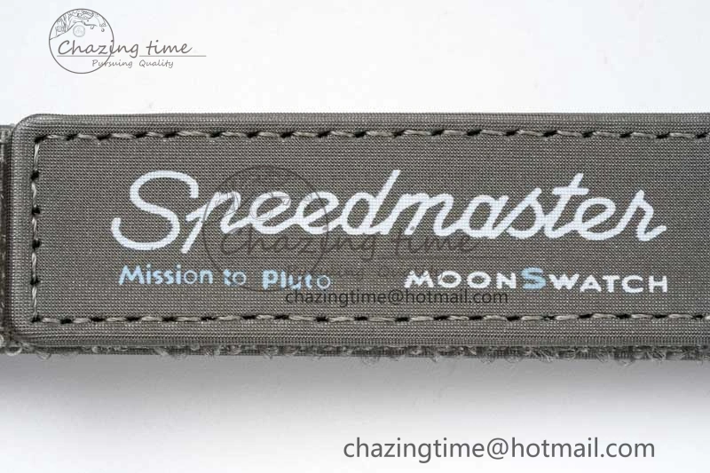 Speedmaster Misson To Pluto 1:1 Best Edition Gray Dial On Nylon Strap Quartz