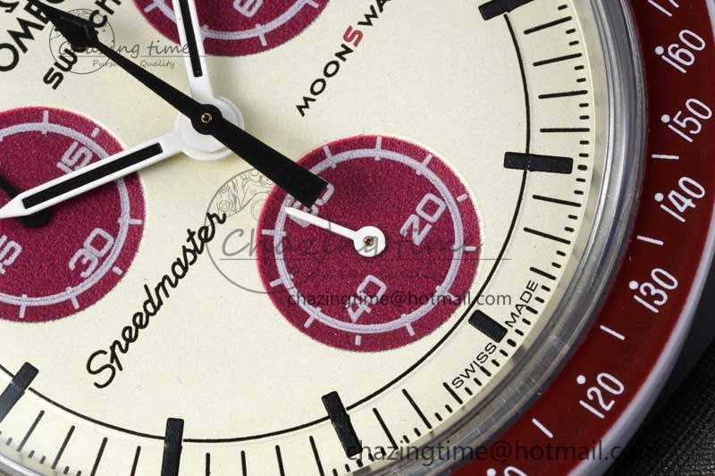 Speedmaster Misson To Pluto 1:1 Best Edition Gray Dial On Nylon Strap Quartz