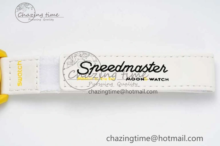 Speedmaster Misson To The Sun 1:1 Best Edition Yellow Dial On Nylon Strap Quartz