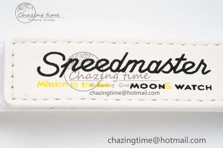 Speedmaster Misson To The Sun 1:1 Best Edition Yellow Dial On Nylon Strap Quartz