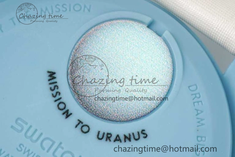 Speedmaster Misson To Uranus 1:1 Best Edition Blue Dial On Nylon Strap Quartz