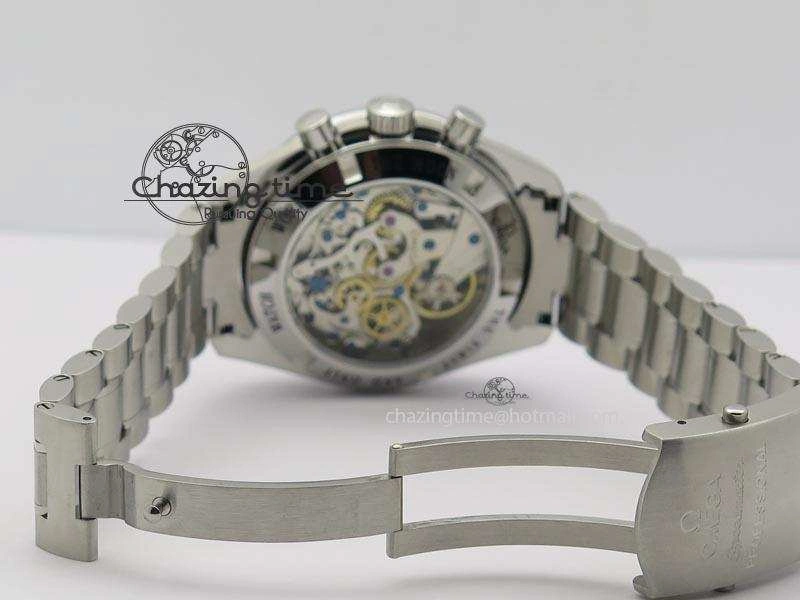 Speedmaster MoonWatch  Apollo 16 Black Dial On SS Bracelet