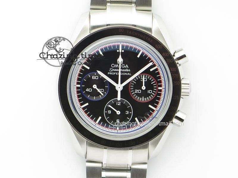 Speedmaster MoonWatch  Apollo 16 Black Dial On SS Bracelet